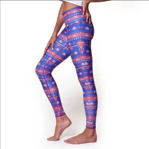 teeki legging choose rose blue